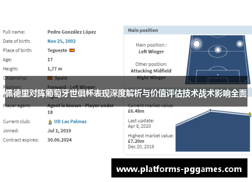 佩德里对阵葡萄牙世俱杯表现深度解析与价值评估技术战术影响全面